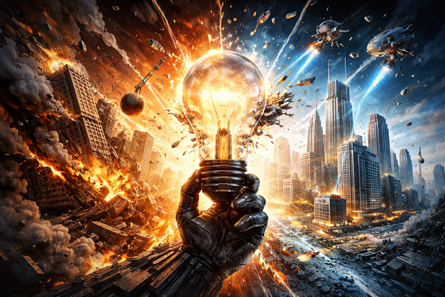 想要改变，就要对自己进行"创造性破坏"